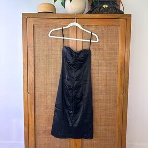 Strapless cocktail dress